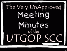 The Very UnApproved Minutes of the UTGOP SCC Meeting on 9/9/2017
